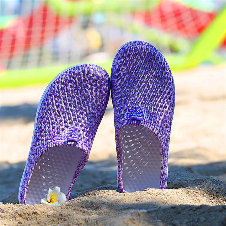 2019 summer new women's hole shoes, fashion slippers, non-slip breathable beach shoes
