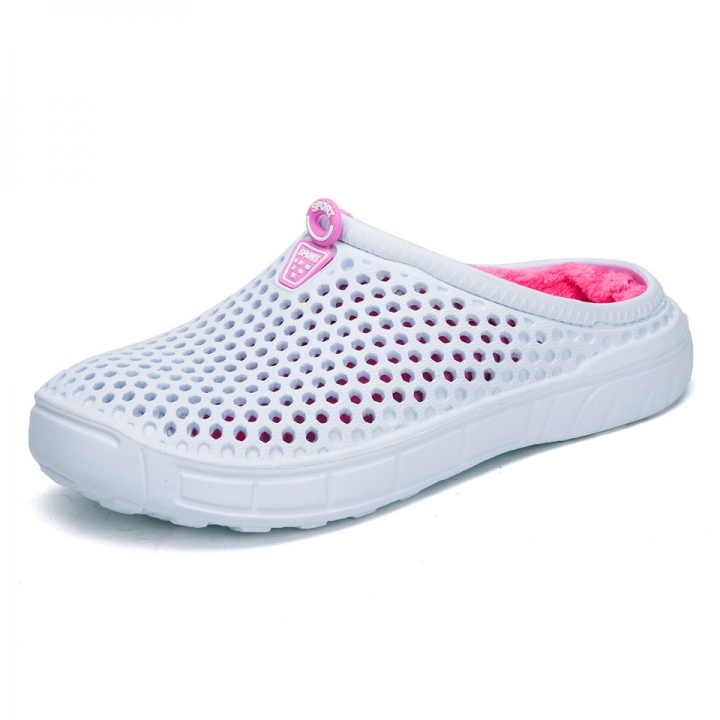 Cave-hole Shoes Furry and Thicken Couple Furry Shoes Removable Slippers at Home and Outdoor