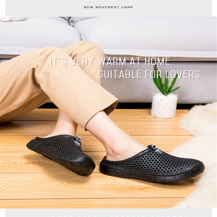 Cave-hole Shoes Furry and Thicken Couple Furry Shoes Removable Slippers at Home and Outdoor