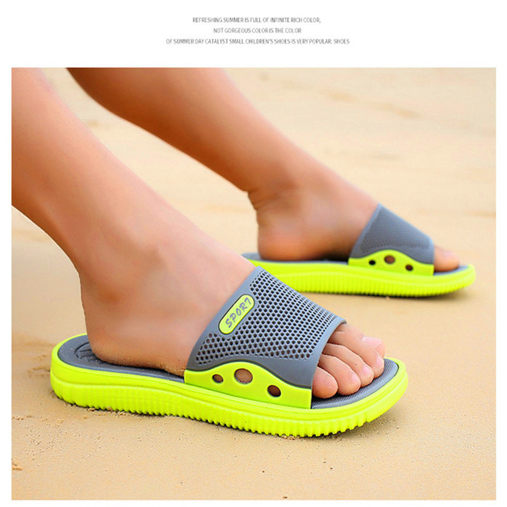 Summer Slippers, Indoor and Outdoor Bathroom Slippers, Men's Sandals