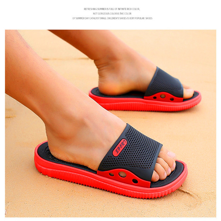 Summer Slippers, Indoor and Outdoor Bathroom Slippers, Men's Sandals
