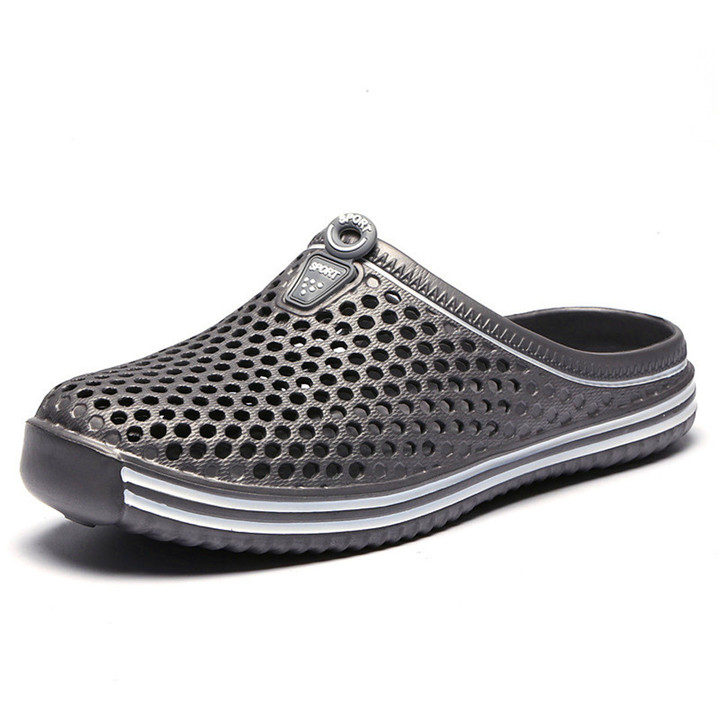 TPU Massage Sandals, Anti-skid Beach Shoes, Couple Holes, Breathable Sandals and Slippers