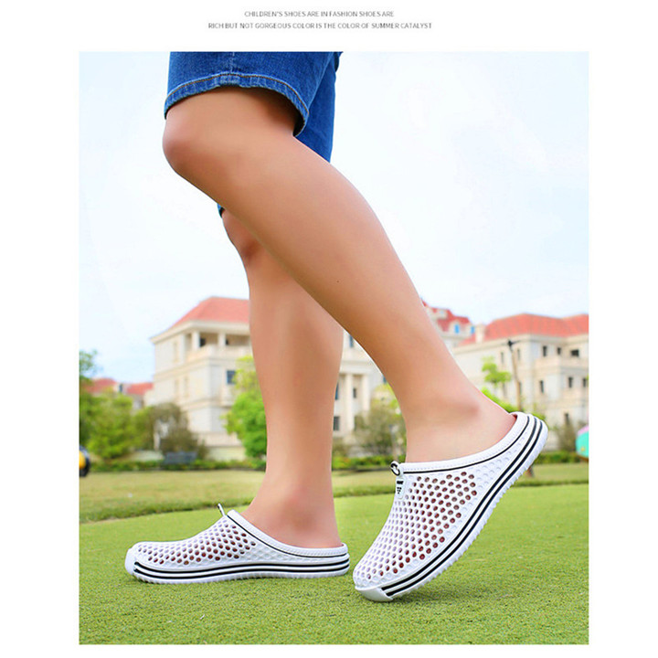 TPU Massage Sandals, Anti-skid Beach Shoes, Couple Holes, Breathable Sandals and Slippers