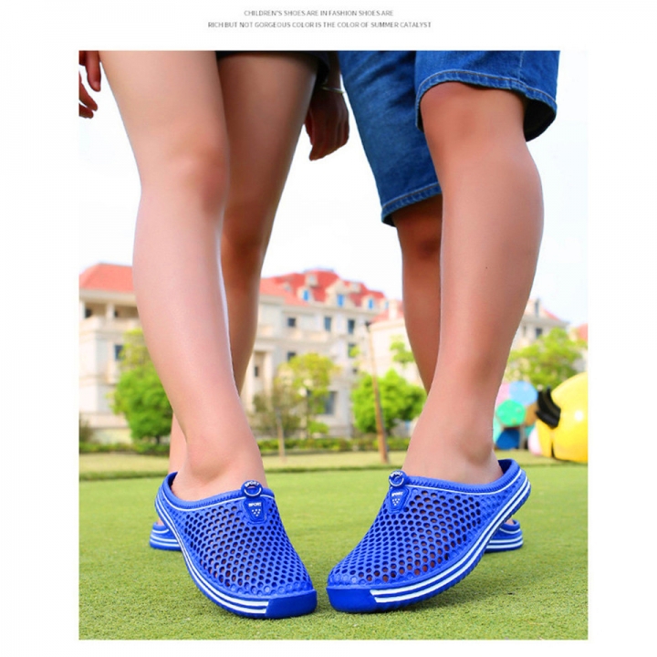 TPU Massage Sandals, Anti-skid Beach Shoes, Couple Holes, Breathable Sandals and Slippers