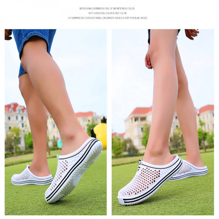 TPU Massage Sandals, Anti-skid Beach Shoes, Couple Holes, Breathable Sandals and Slippers