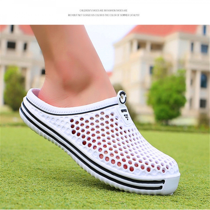TPU Massage Sandals, Anti-skid Beach Shoes, Couple Holes, Breathable Sandals and Slippers