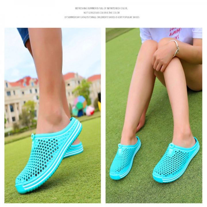 TPU Massage Sandals, Anti-skid Beach Shoes, Couple Holes, Breathable Sandals and Slippers