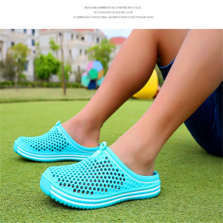 TPU Massage Sandals, Anti-skid Beach Shoes, Couple Holes, Breathable Sandals and Slippers