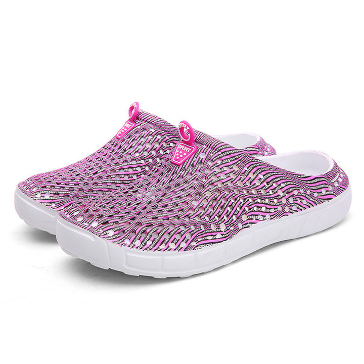 New Women's Hole Shoes, Skid-proof and Air-permeable Beach Shoes, Air-permeable Light Slippers