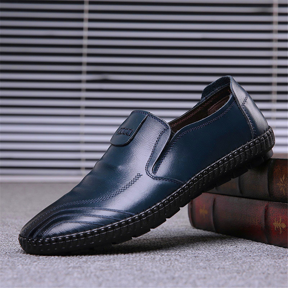 Trendy Shoes New Men's Driving Shoes Fashion Business Leisure Leather Shoes