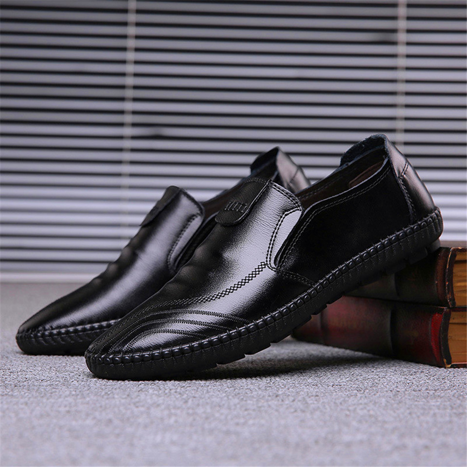 Trendy Shoes New Men's Driving Shoes Fashion Business Leisure Leather Shoes