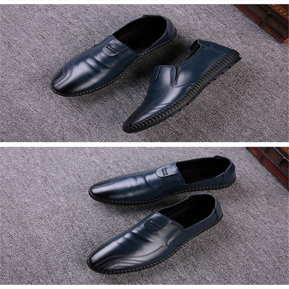 Trendy Shoes New Men's Driving Shoes Fashion Business Leisure Leather Shoes