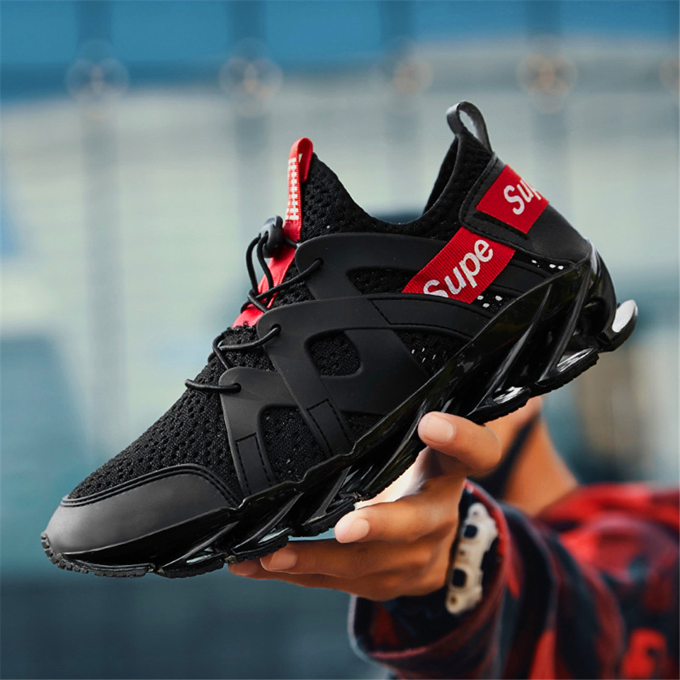 New Style Small White Shoes Breathable Large Size Men's Knife-edge Sports Leisure Shoes Have a gift