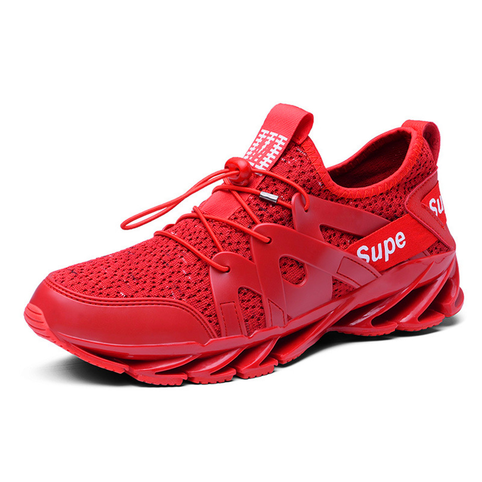 New Style Small White Shoes Breathable Large Size Men's Knife-edge Sports Leisure Shoes Have a gift