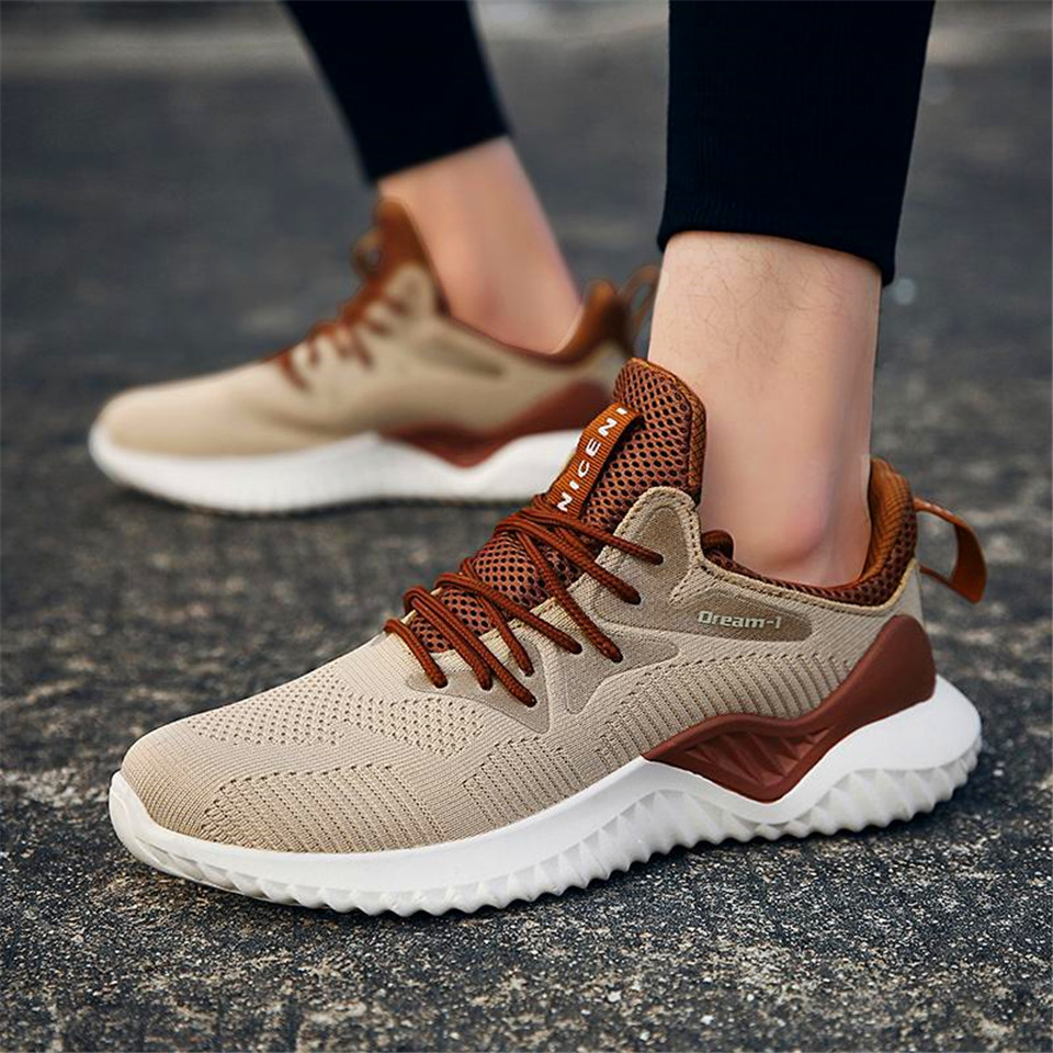 Explosion models large size men's shoes fashion casual shoes breathable sports shoes have a gifts