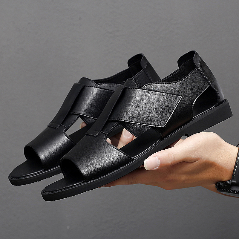 Men's Roman leather casual sandals sandals sandals sandals for men's sandals