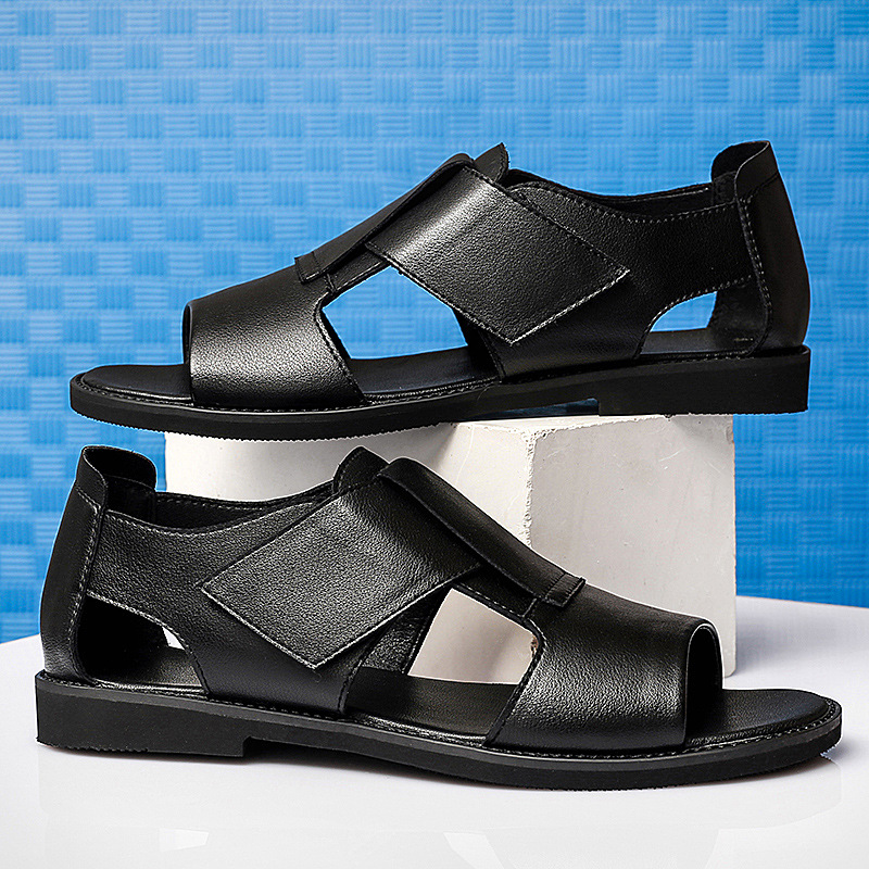 Men's Roman leather casual sandals sandals sandals sandals for men's sandals