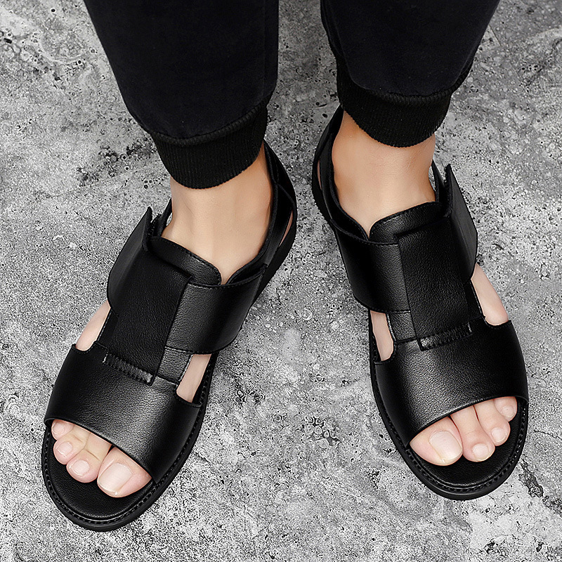 Men's Roman leather casual sandals sandals sandals sandals for men's sandals