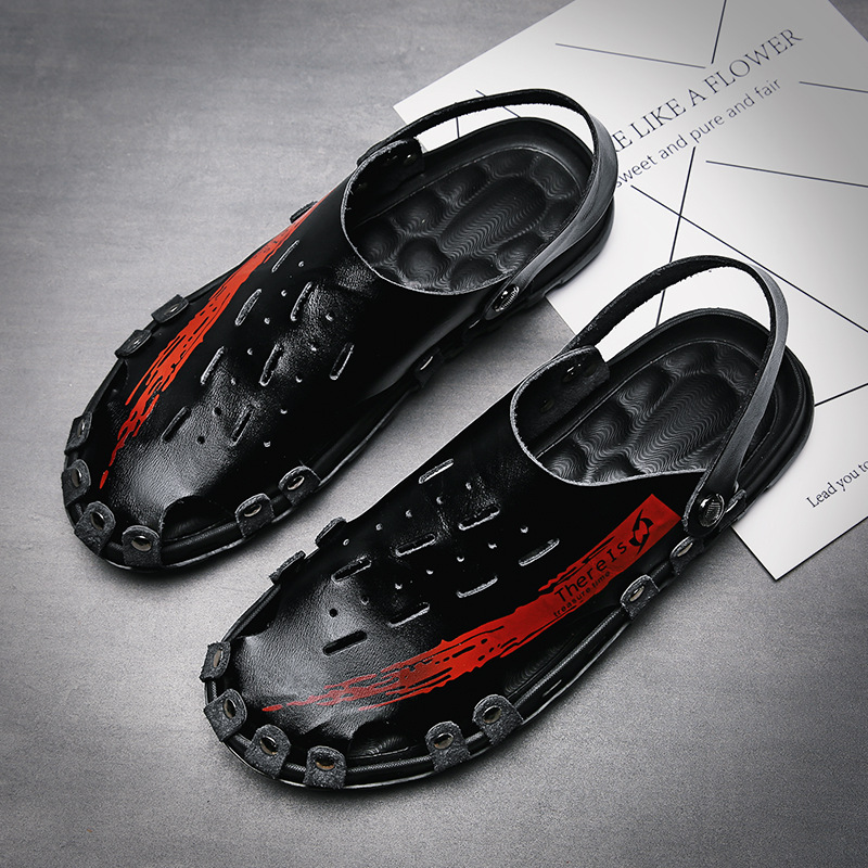 Summer new sandals breathable trend men's casual shoes breathable beach sandals