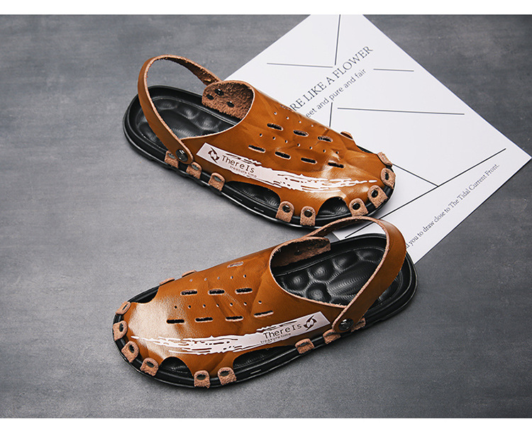Summer new sandals breathable trend men's casual shoes breathable beach sandals