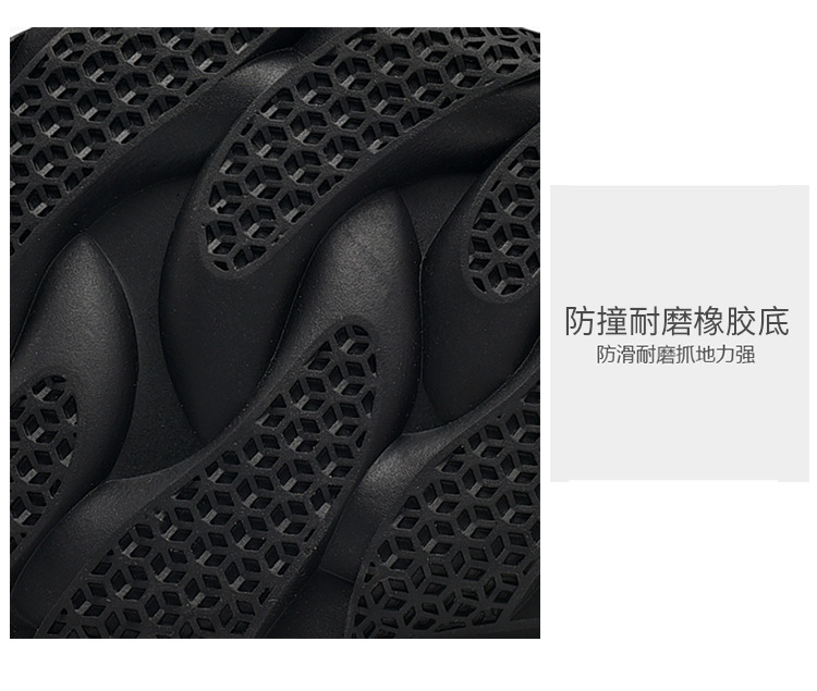 Men's sandals summer beach shoes breathable anti slip hole shoes large men's shoes