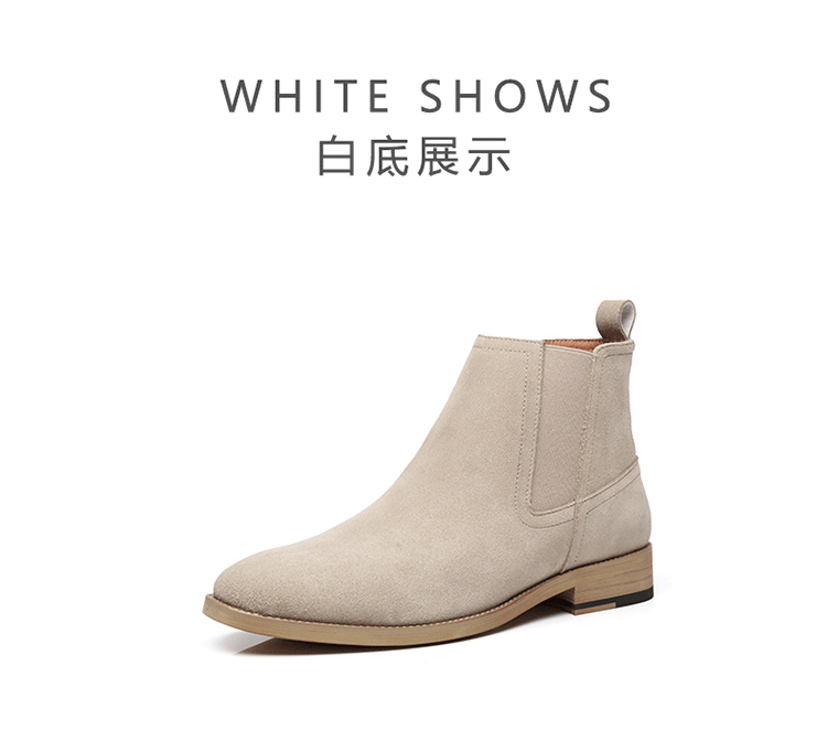 Martin boots men's leather boots high top leather shoes British short boots frosted men's Boots