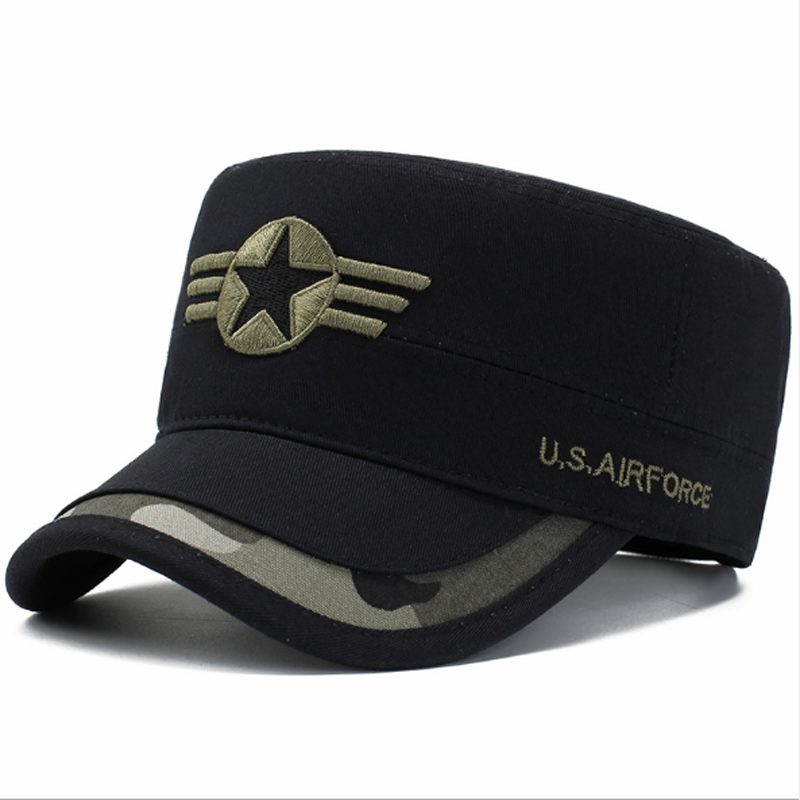 Men's Fashion Army Caps Star Flat Hats hot sale big discount, flash sale&amp;promotions