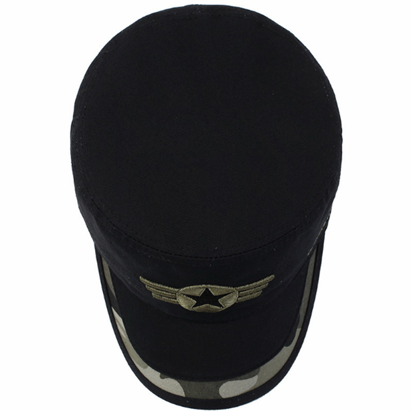 Men's Fashion Army Caps Star Flat Hats hot sale big discount, flash sale&amp;promotions