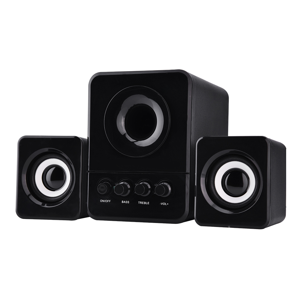 3.5mm Mini USB 2.1 Wired Combination Speaker Bass Music Subwoofer  for Phone Laptop PC