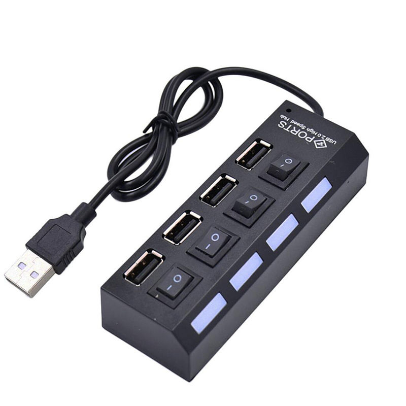 USB Hub 3.0 Multi USB Splitter 4 Ports Portable Hub Combo All In For Computer Laptop Accessories