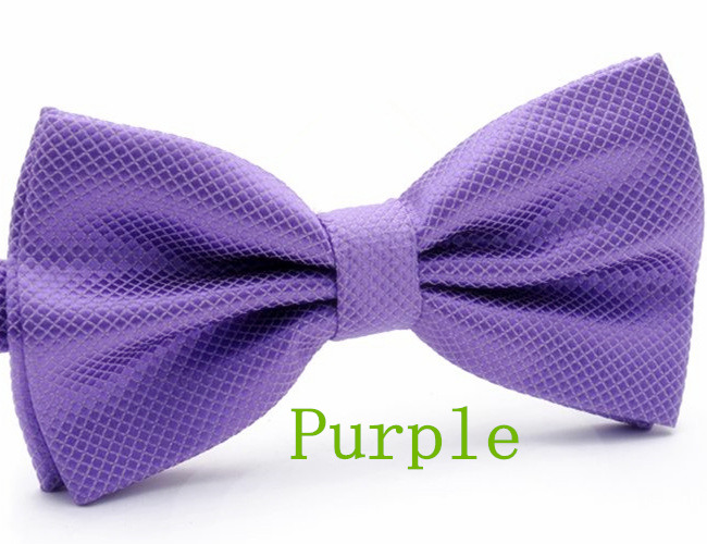 Men's Solid Plaid Bow Ties Fashion For Women Lovely Family Friends Entertainment Performance Wedding