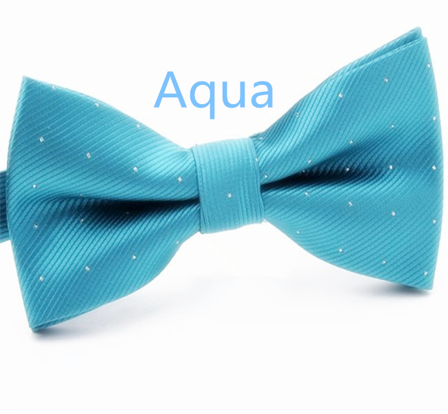 Men's Solid Bow Ties Double Deck Striped Dot For Adult Family Friends Entertainment Performance
