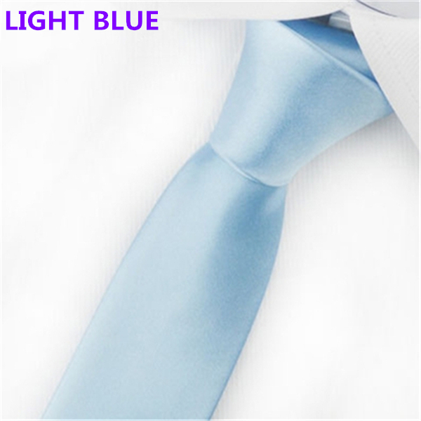 Fashion Men's Slim Solid Colour 8cm Neckties For Adult Business Office Lady Ties Hand Make One Piece
