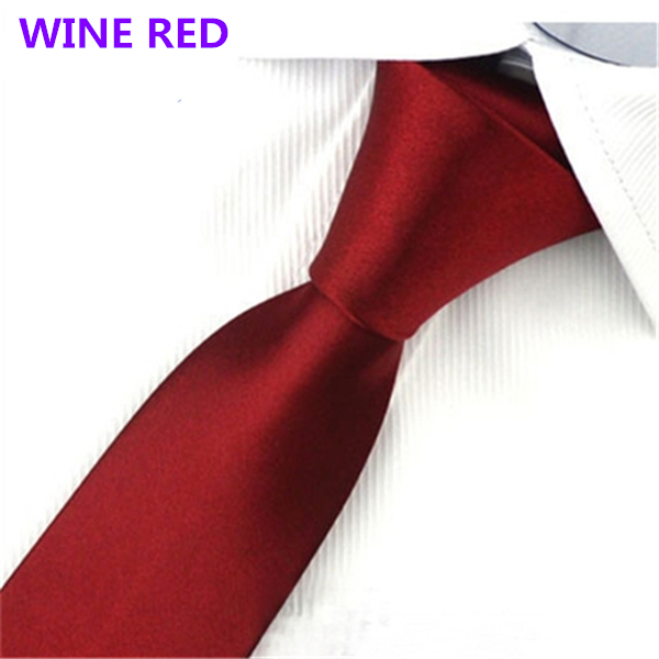 Fashion Men's Slim Solid Colour 8cm Neckties For Adult Business Office Lady Ties Hand Make One Piece