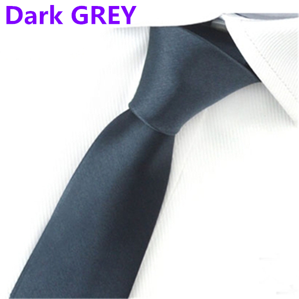 Fashion Men's Slim Solid Colour 8cm Neckties For Adult Business Office Lady Ties Hand Make One Piece