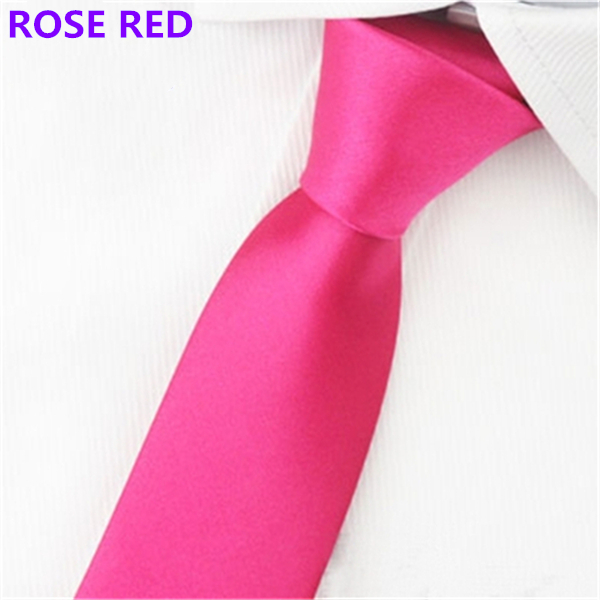 Fashion Men's Slim Solid Colour 8cm Neckties For Adult Business Office Lady Ties Hand Make One Piece