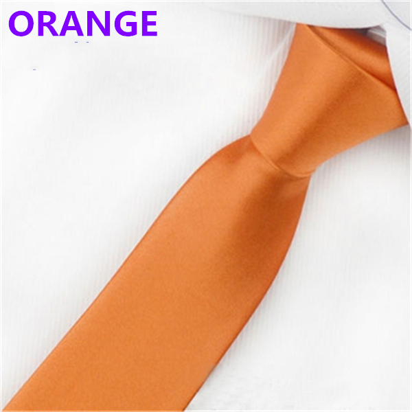 Fashion Men's Slim Solid Colour 8cm Neckties For Adult Business Office Lady Ties Hand Make One Piece