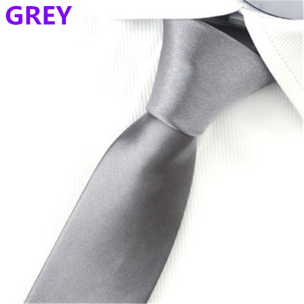 Fashion Men's Slim Solid Colour 8cm Neckties For Adult Business Office Lady Ties Hand Make One Piece