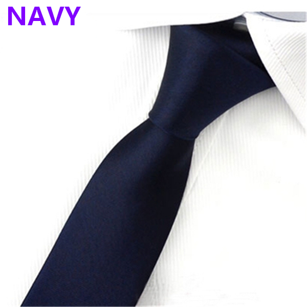 Fashion Men's Slim Solid Colour 8cm Neckties For Adult Business Office Lady Ties Hand Make One Piece