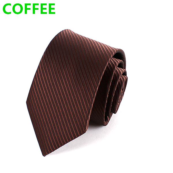 Fashion Men's Slim Striped Solid Colour Neckties For Adult Business Office Lady Hnad Make Ties