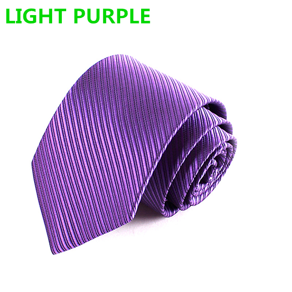 Fashion Men's Slim Striped Solid Colour Neckties For Adult Business Office Lady Hnad Make Ties
