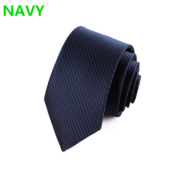 Fashion Men's Slim Striped Solid Colour Neckties For Adult Business Office Lady Hnad Make Ties