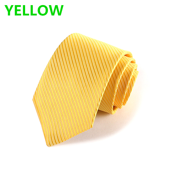 Fashion Men's Slim Striped Solid Colour Neckties For Adult Business Office Lady Hnad Make Ties