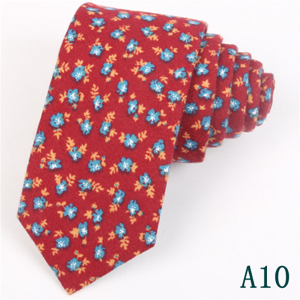 Fashion Men's Slim Narrow Neckties For Adult 6cm Arrow Girl's Floral Printing Neck Ties For Wedding