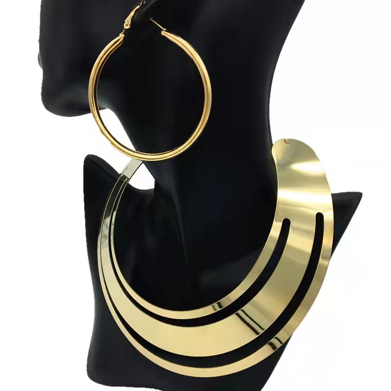 Amazon hot-selling women's earrings explosion-proof multi-layer tassel earrings earrings gold