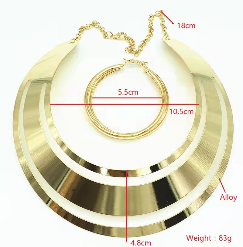 Amazon hot-selling women's earrings explosion-proof multi-layer tassel earrings earrings gold
