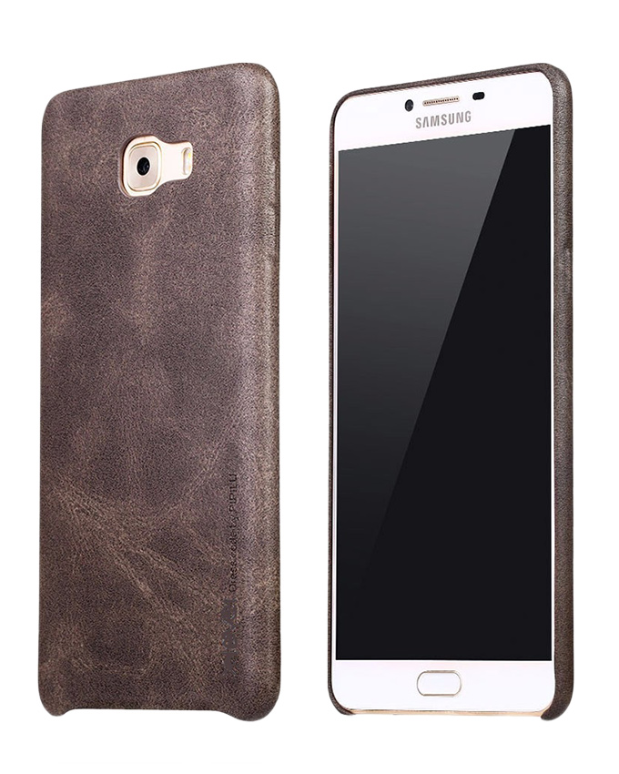 Samsung Galaxy A5 (2016) A510 5.2" Executive Leather Back Cover - Brown
