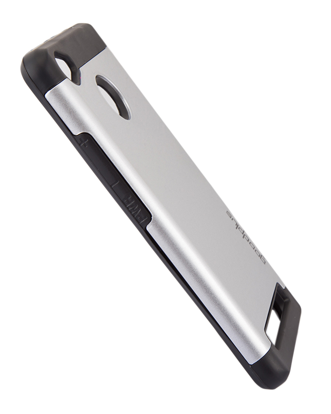 Techno W5 Back Cover- Armor case Silver