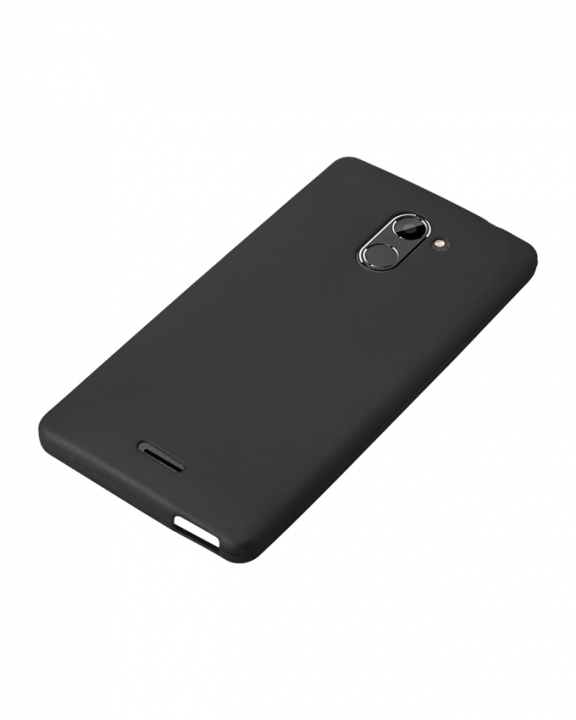 INFINIX Hot 4 PRO (X556) Back Cover - Silicone Rubber Finish Black