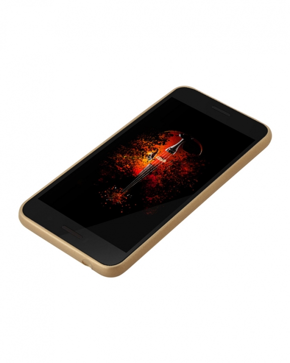 INFINIX Smart (X5010) Back Cover - Silicone Rubber Finish Gold